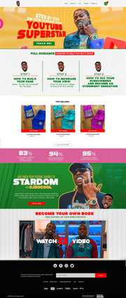 Website + Marketing Package $5,000 – $50,000 (TBD)