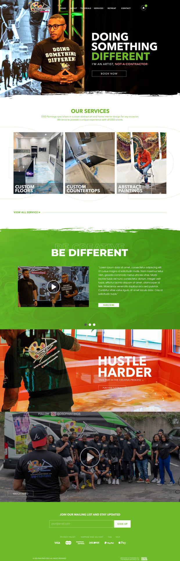 Website + Marketing Package $5,000 – $50,000 (TBD)