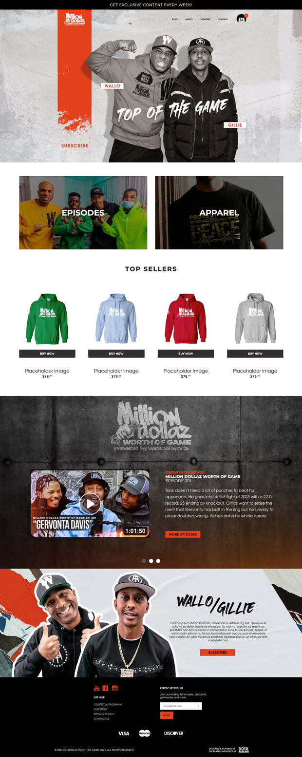 Website + Marketing Package $5,000 – $50,000 (TBD)