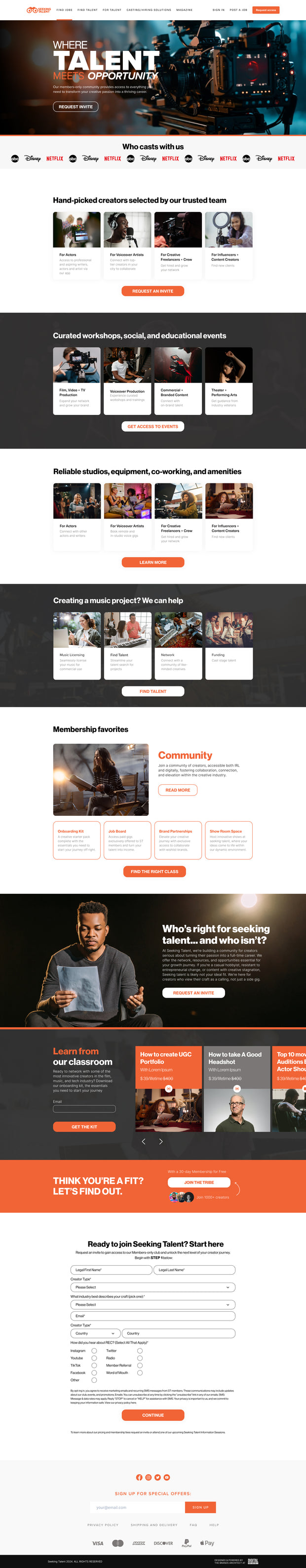Website + Marketing Package $5,000 – $50,000 (TBD)