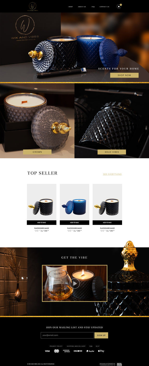 Website + Marketing Package $5,000 – $50,000 (TBD)