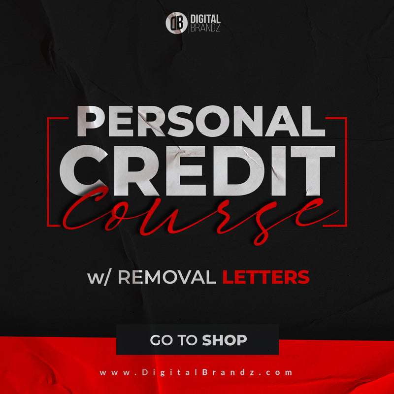 Personal Credit Course w/removal letters