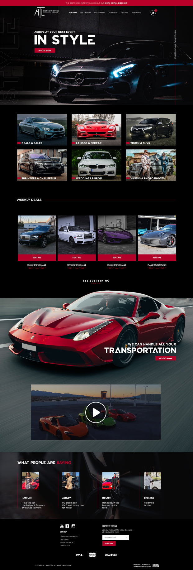 Website + Marketing Package $5,000 – $50,000 (TBD)